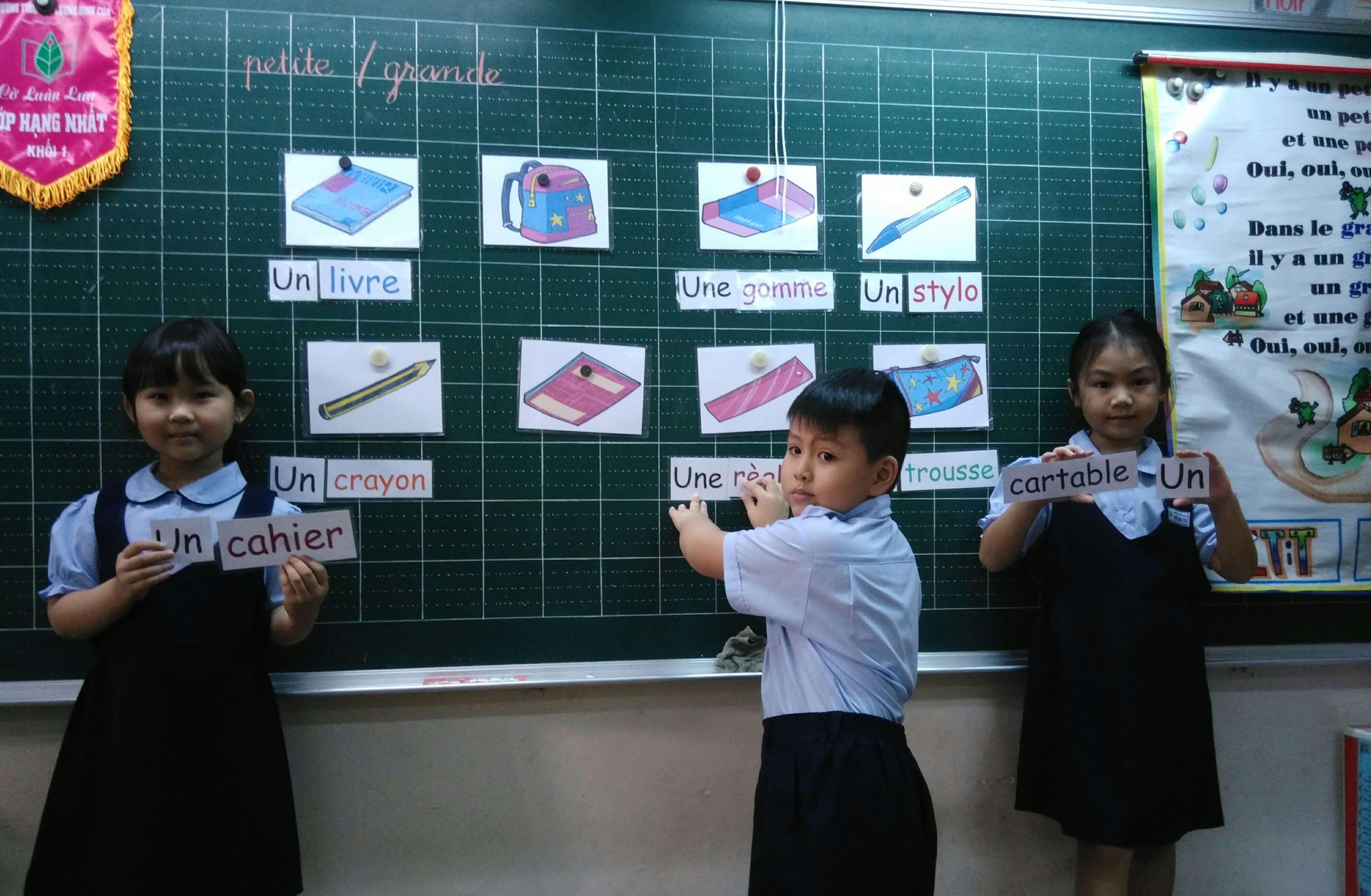 Classe de français_Ecole Luong Dinh Cua_HCMV_Vietnam